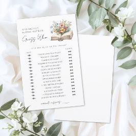 誰の結婚式の本  ブライダルシャワーゲーム