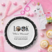 誰の結婚式？ 愛犬やペットの写真 ペーパープレート (パーティー)