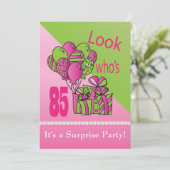 誰の８５歳の誕生日だと思う？｜８５歳の誕生日 招待状 (スタンド正面)