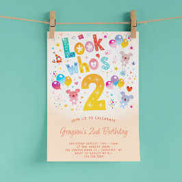 誰の2歳の誕生日かな 招待状