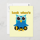 誰の2歳の誕生日Tシャツとギフト ポストカード (正面/裏面)