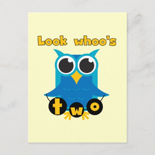 誰の2歳の誕生日Tシャツとギフト ポストカード (正面)