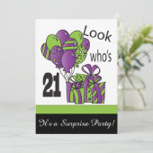 誰の21か | 21歳の誕生日 招待状 (スタンド正面)