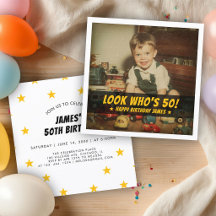誰の50歳の誕生日カスタムレトロ写真