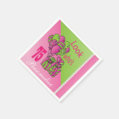 誰の75歳か | 75誕生日 スタンダードカクテルナプキン (角)