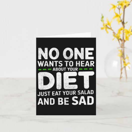 誰もあなたのダイエットジムのWorについておもしろい聞きたい カード (黄色い花)