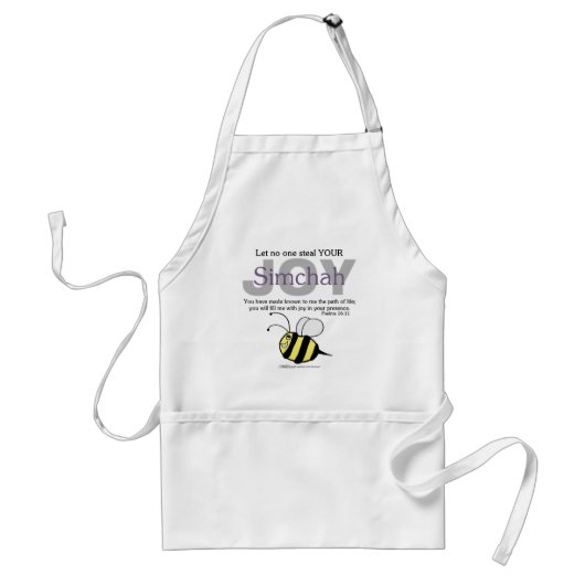 誰もあなたの喜びを盗むな/愚か者! bee スタンダードエプロン (正面)
