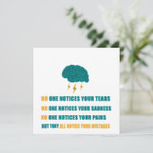 誰もあなたの悲しみに気づかない 招待状 (スタンド正面)