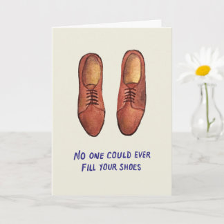 誰もあなたの靴を履くことはできない | 父の日 カード