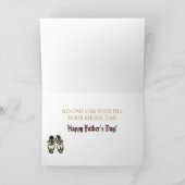 誰もあなたの靴、パパの挨拶状を満たすことができません カード (内部)