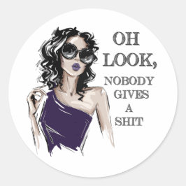 誰もいない気に ラウンドシール