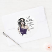 誰もいない気に ラウンドシール (封筒)