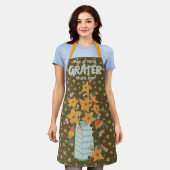 「誰もいな素晴らしい」パニーなカスタマイズ可能エプロン エプロン (着用した状態)