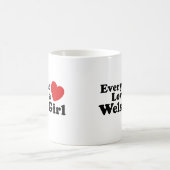 誰もがウェールズの少女を愛している コーヒーマグカップ (中央)