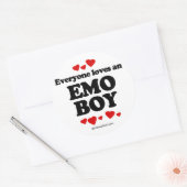 誰もがエモ少年を愛している ラウンドシール (封筒)