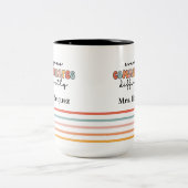 誰もがカスタムカラフル違ったコミュニケーションを取る ツートーンマグカップ (中央)