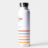 誰もがカラフル異なるコミュニケーションを取る ウォーターボトル (左面)