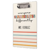 誰もがカラフル異なるコミュニケーションを取る クリップボード (左)