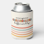 誰もがカラフル異なるコミュニケーションを取る 缶クーラー (缶裏面)