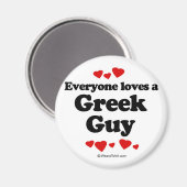 誰もがギリシャ人の男を愛している マグネット (正面/裏面)