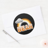 誰もがクマを愛する ラウンドシール (封筒)