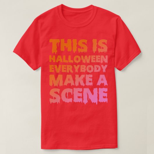 誰もがシーンTシャツを作るハロウィン Tシャツ (デザイン正面)