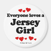 誰もがジャージーの女の子を愛している マグネット (正面)