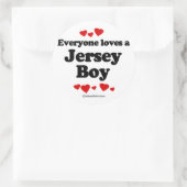 誰もがジャージーの少年を愛している ラウンドシール (バッグ)