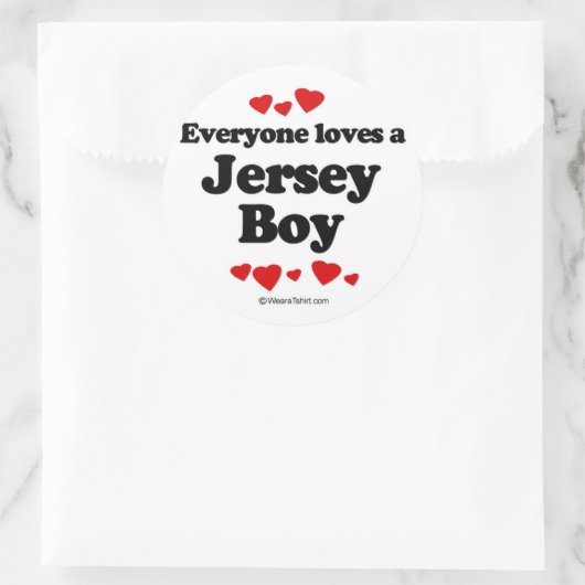 誰もがジャージーの少年を愛している ラウンドシール (バッグ)