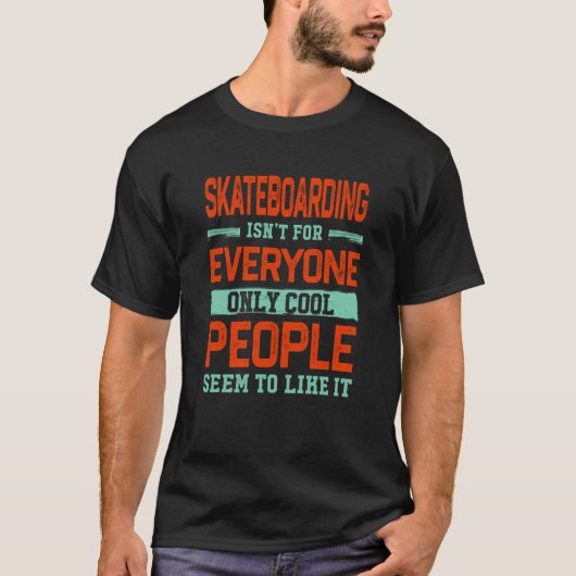 誰もがスケートボードのためのスケートボード島 Tシャツ (正面)