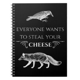誰もがチーズのキツネクロウを盗みたい ノートブック