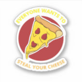 誰もがチーズを盗みたい シール (正面)