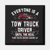 誰もがトラックの牽引車の運転手である実在 マグネット (正面)