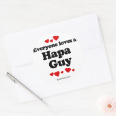 誰もがハパ男を愛している ラウンドシール (封筒)