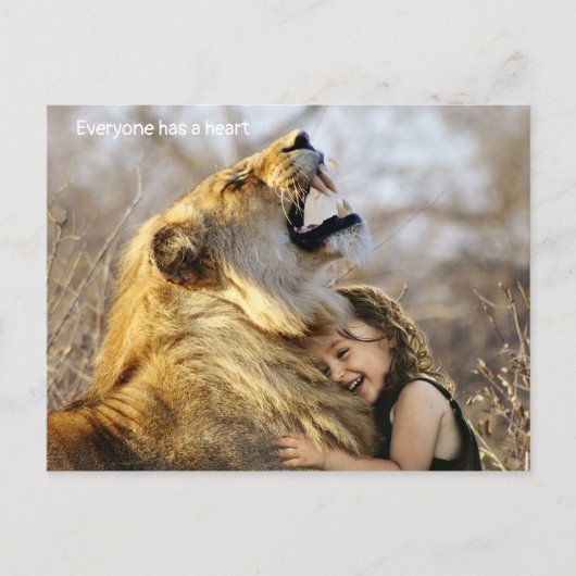 誰もがハート ポストカード (正面)