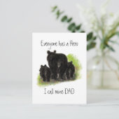 誰もがヒーローを持っている、私はパパと呼ばれる、クマ ポストカード (スタンド正面)