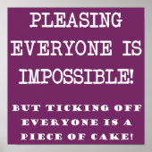 誰もがポスターのサインをおもしろい喜ぶはずがない ポスター (正面)