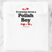 誰もがポーランドの少年を愛している ラウンドシール (バッグ)