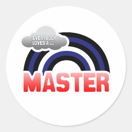 誰もがマスターを愛する ラウンドシール (正面)