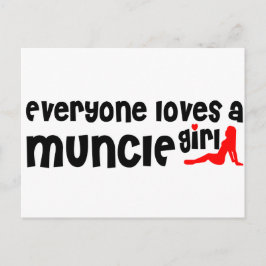誰もがマンシーの女の子を愛している ポストカード