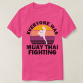 誰もがムエタイ戦ヴィンテージおもしろい1 Tシャツ (デザイン正面)