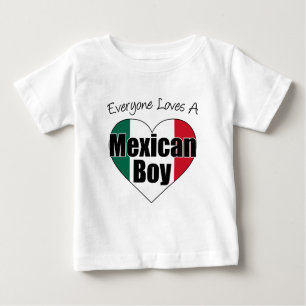 誰もがメキシコの少年を愛している ベビーTシャツ