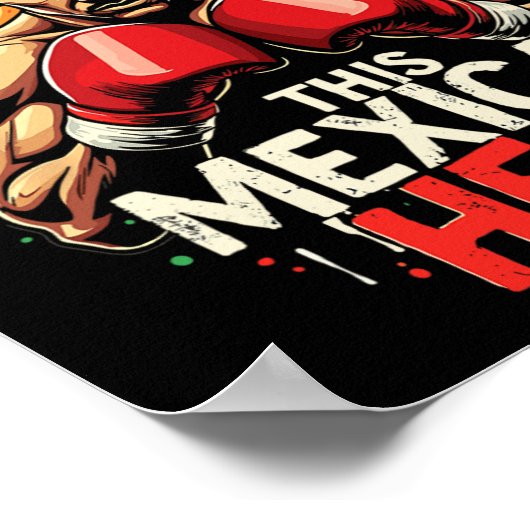 誰もがメキシコの暑さに対処できるわけではない ポスター (角)