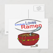誰もがラーメンパロディが大好き ポストカード (正面/裏面)