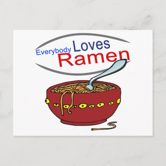 誰もがラーメンパロディが大好き ポストカード (正面)