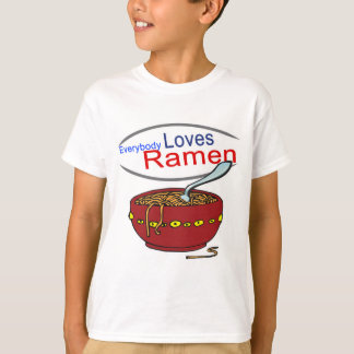 誰もがラーメンパロディが大好き Tシャツ