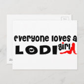 誰もがロディの女の子を愛している ポストカード (正面/裏面)