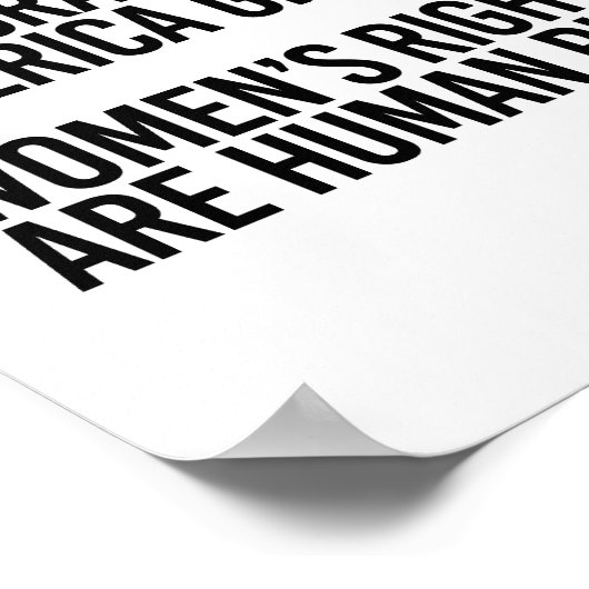 誰もが人権と気候変動に値する ポスター (角)