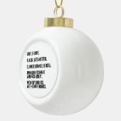 誰もが人権に値する セラミックボールオーナメント (右)