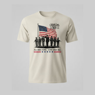 誰もが何かを捧げた - 何かを捧げた人々は全てを捧げた Tシャツ